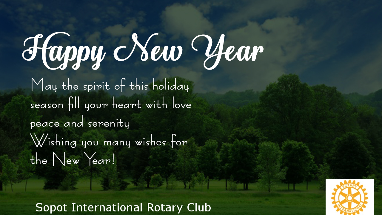 Happy New Year 2018 - Rotary Club Sopot International